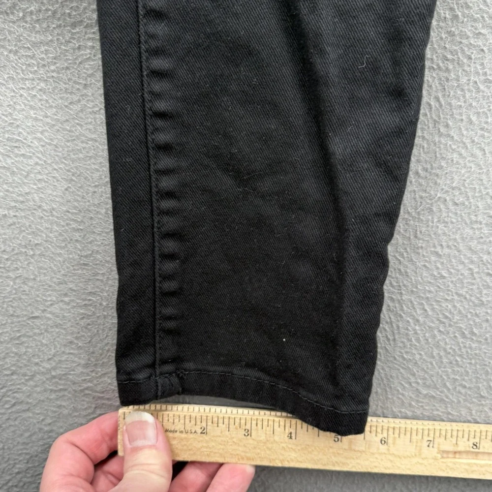 Ash & Erie Jeans Mens 30x29 (Fits 30/28) Black Slim Taper Dark Wash Stretch.